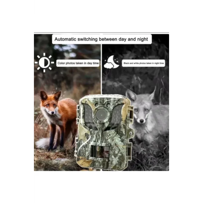 BUĞZ Fotokapan Kamera 16mp Full Hd 1080p Gece Görüşlü 2 Inç Lcd Ekran Su Geçirmez