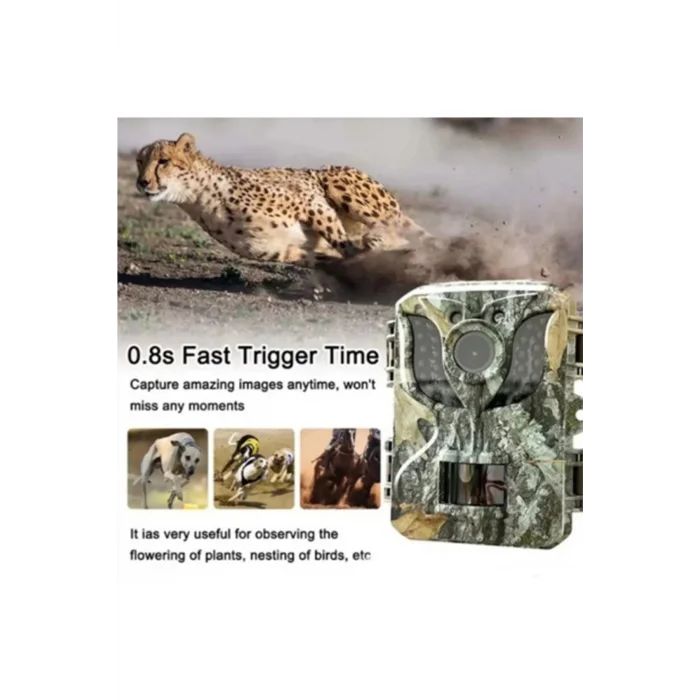 BUĞZ Fotokapan Kamera 16mp Full Hd 1080p Gece Görüşlü 2 Inç Lcd Ekran Su Geçirmez