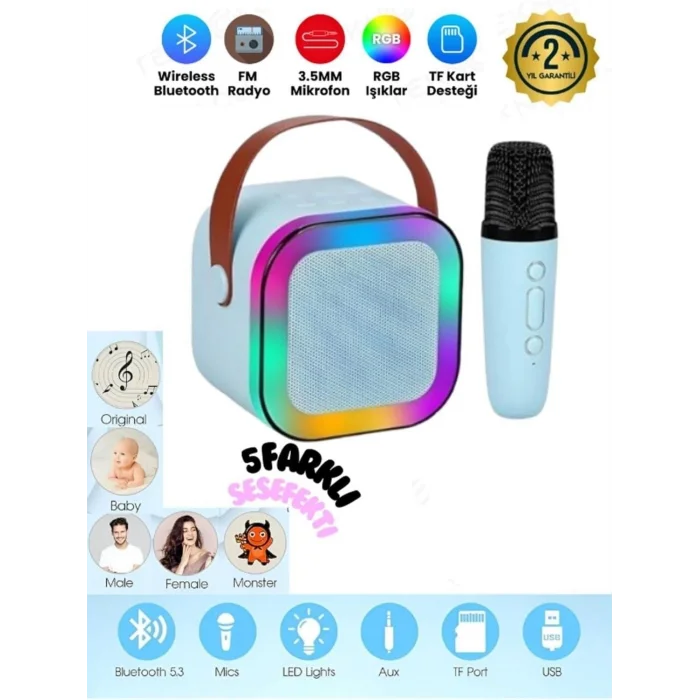 BUĞZ FP-K12 KARAOKE WİRELESS SPEAKER