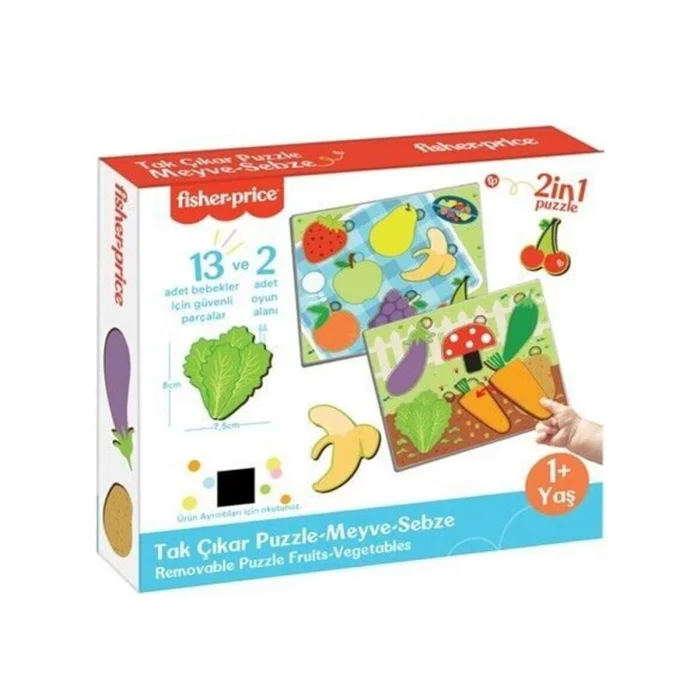 BUĞZ FP2793 FISHER PRICE TAK ÇIKAR PUZZLE MEYVE SEBZE