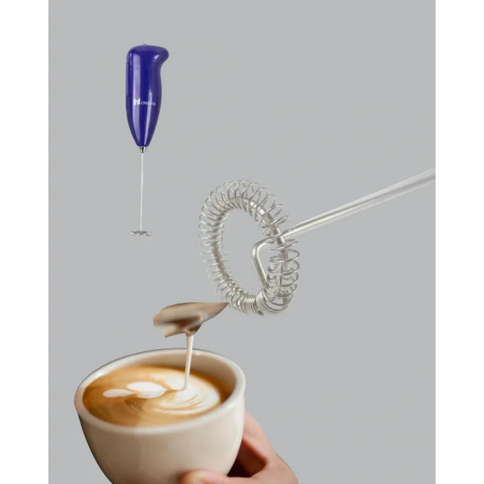 BUĞZ Frappe ve Cappuccino Maker – Taşınabilir Pilli Köpürtücü Mikser - Lisinya