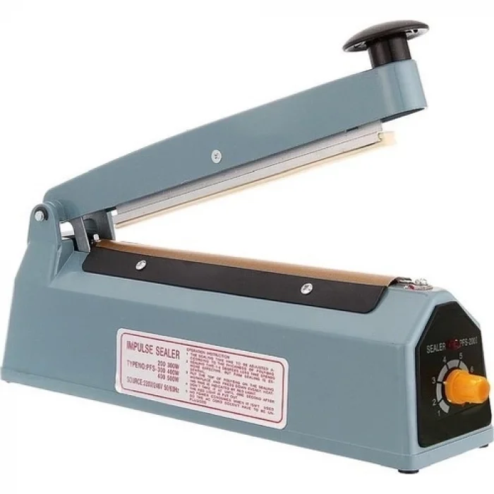 BUĞZ Fs-300 Metal Gövdeli Kullanımı Kolay Poşet Ağzı Kapama Yapıştırma Makinası (30cm) Impulse