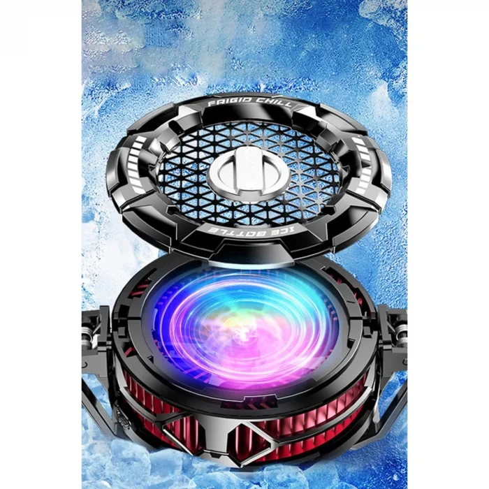 BUĞZ Fs02 15w Rgb Radyatör Telefon Soğutucu Fan - Siyah