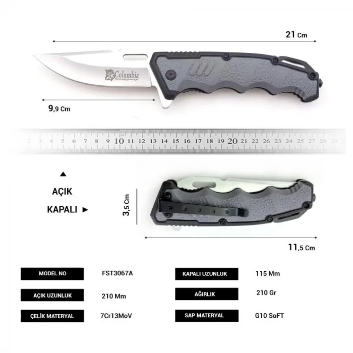 BUĞZ Fst-3067-a Soft Kamp Çakısı