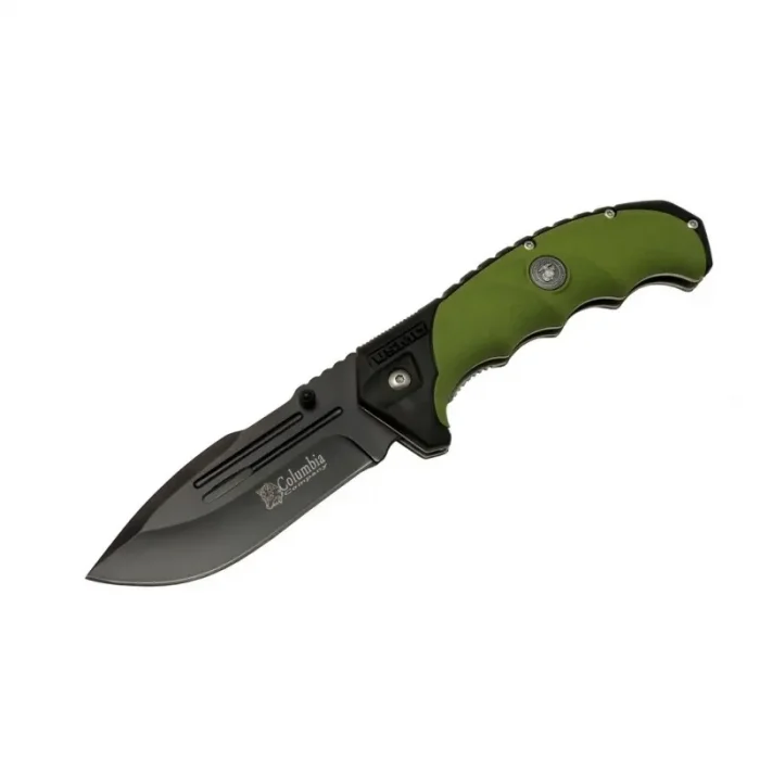 BUĞZ Fst4008-b Oluklu Siyah Kamp Çakı 22 Cm - Otomatik