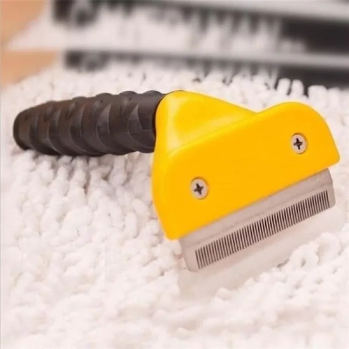 BUĞZ Fubminator Kedi Köpek Tüy Toplama Tarağı  Kaşıma Aparatı 4,5 Cm