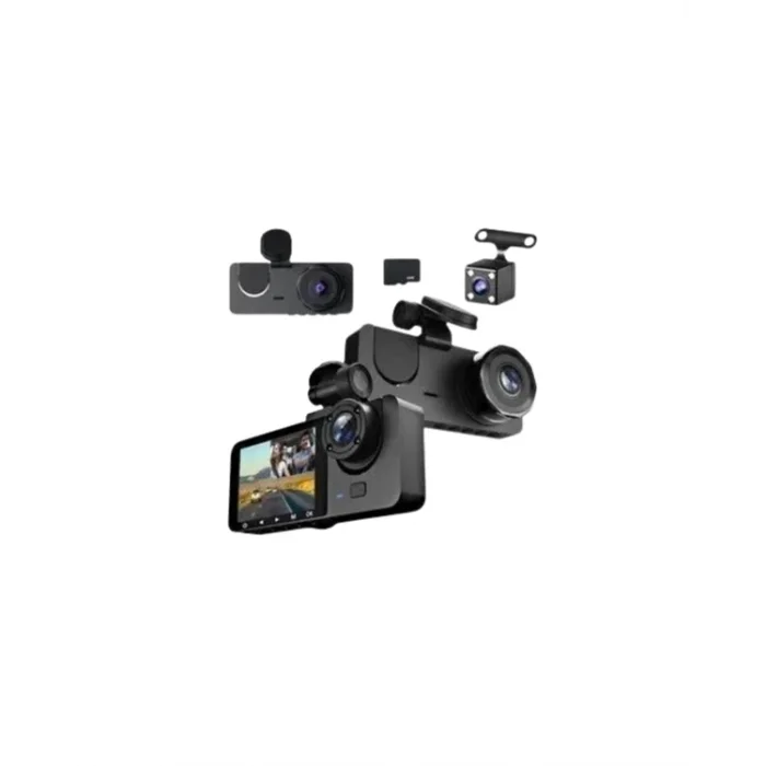  Full HD Çözünürlüklü Üç Kameralı Araç İçi Kamera – Park ve Sürüş Güvenliği