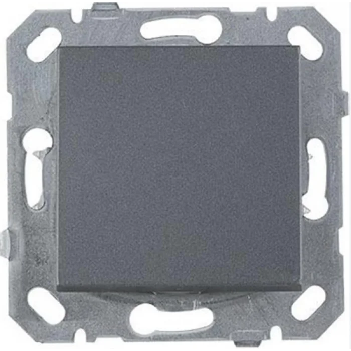  Füme Tekli Anahtar Çerçevesiz - Priz ve Anahtar İçin Uyumlu Çerçeve