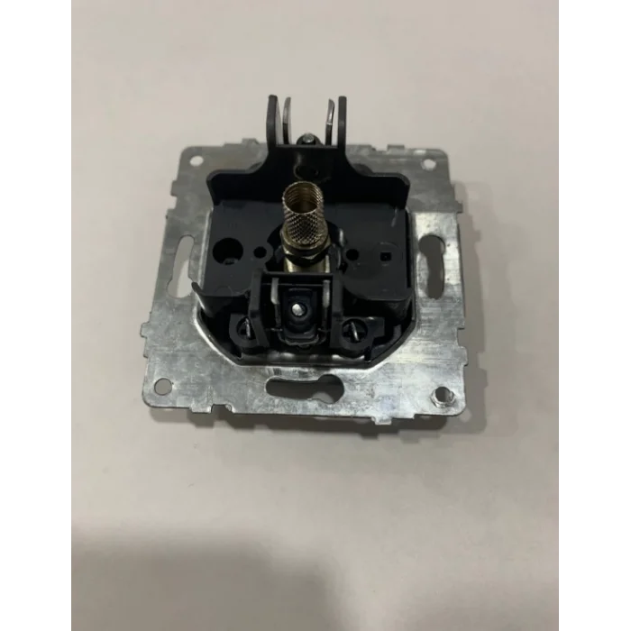  Füme Tv Prizi F Konnektörlü Çerçevesiz Grano - Priz ve Anahtar İçin Uyumlu Çerçeve