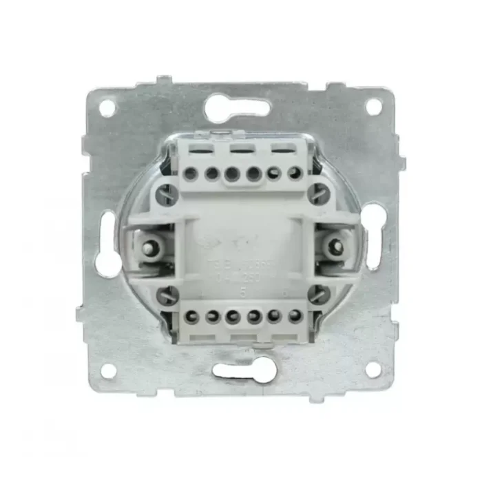  Füme Üçlü Anahtar Çerçevesiz Grano - Priz ve Anahtar İçin Uyumlu Çerçeve