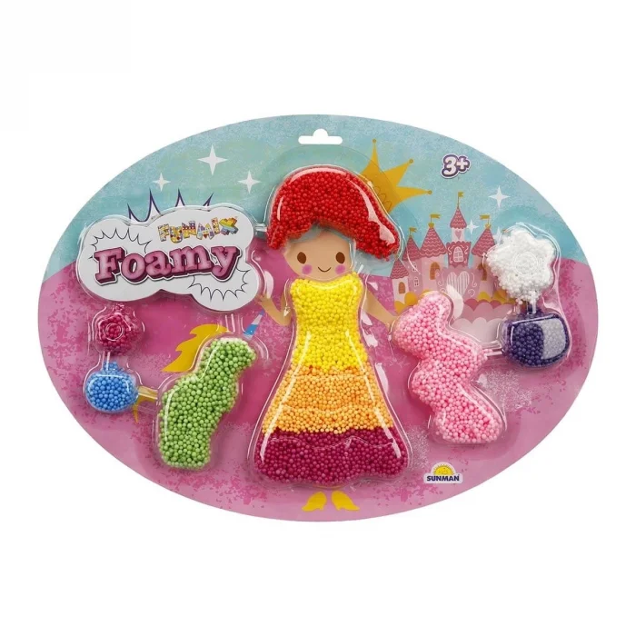  Funmix Foamy Renkli Dünyalar Slime - 1 Adet Stokta Olan Gönderilir