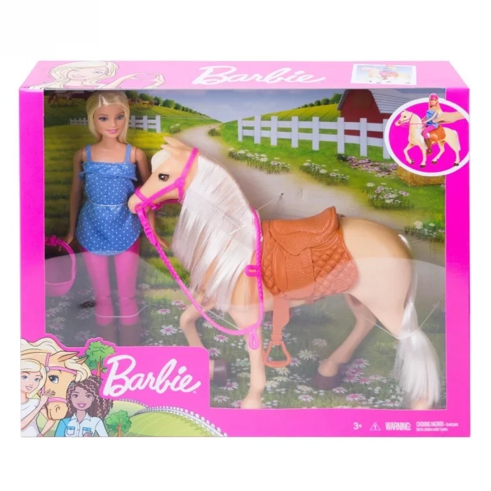  FXH13 Barbie ve Güzel Atı Oyun Seti