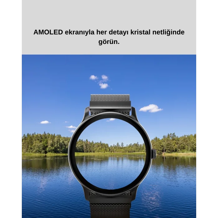 BUĞZ G20 Mini Akıllı Saat – iPhone & Android Uyumlu, Adım Sayar ve Uyku Takipli