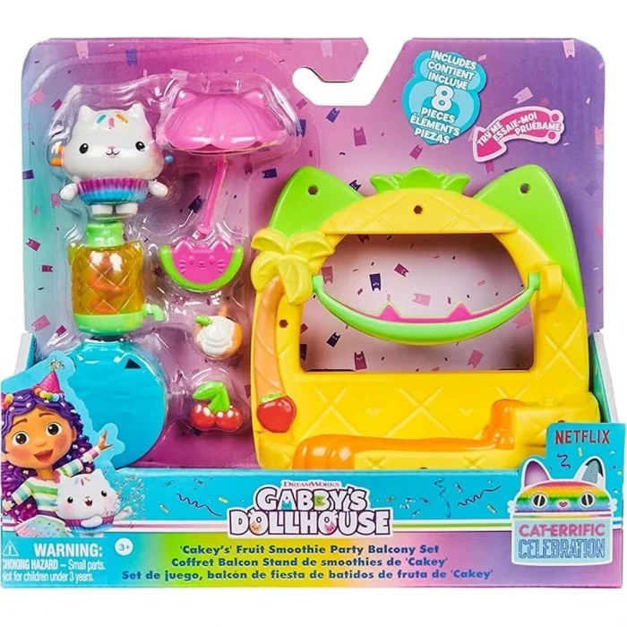  Gabbys Dollhouse Balkon Takımı Figür Set - SPM-6069729 - 1 Adet Stokta Olan Gönderilir