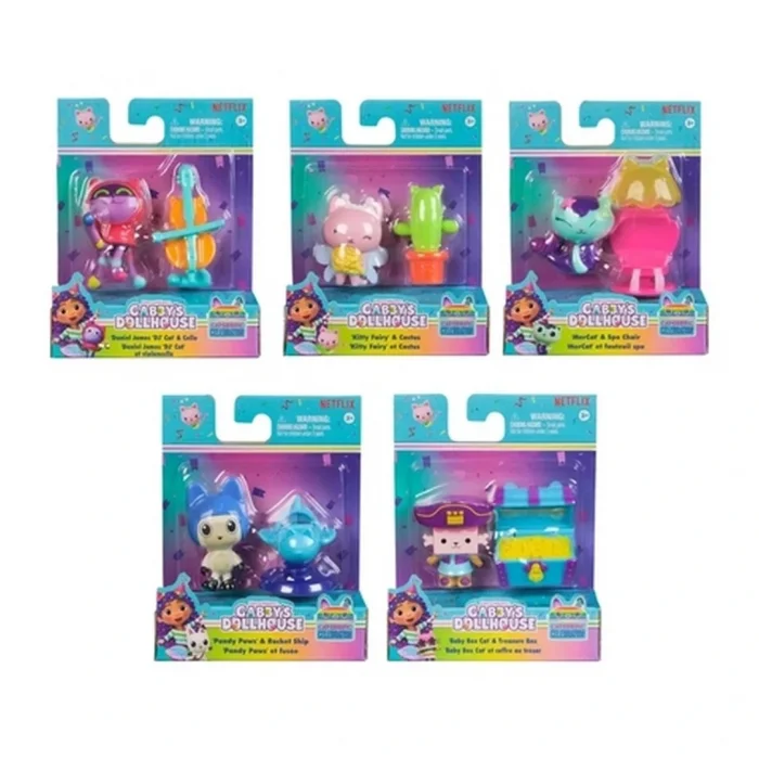 BUĞZ Gabbys Dollhouse Sürpriz Mini Aksesuarlı Figürler