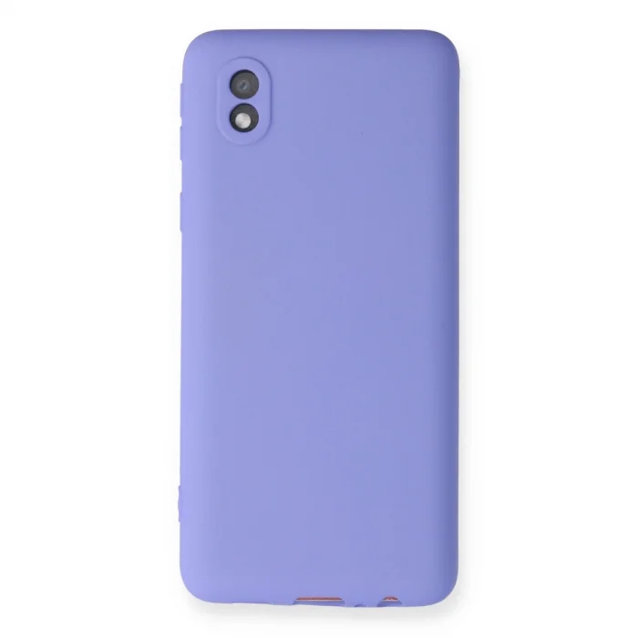 BUĞZ Galaxy A01 Core Kılıf First Silikon - Lila