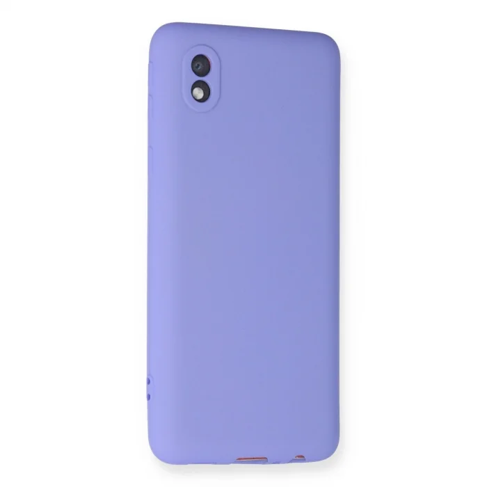 BUĞZ Galaxy A01 Core Kılıf First Silikon - Lila