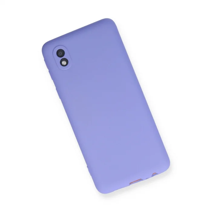 BUĞZ Galaxy A01 Core Kılıf First Silikon - Lila