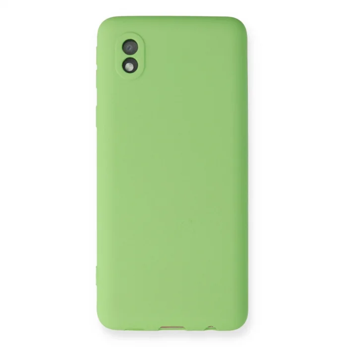 BUĞZ Galaxy A01 Core Kılıf First Silikon - Yeşil