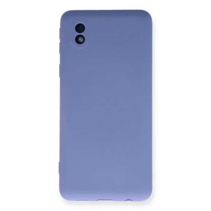 BUĞZ Galaxy A01 Core Kılıf Nano İçi Kadife Silikon - Lila