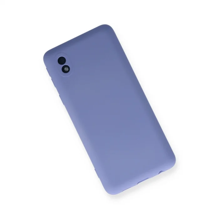 BUĞZ Galaxy A01 Core Kılıf Nano İçi Kadife Silikon - Lila