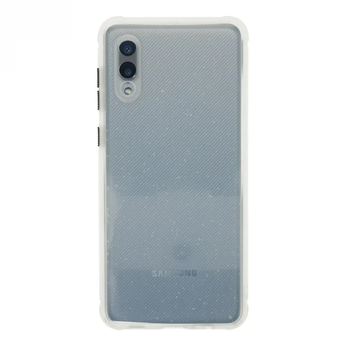 BUĞZ Galaxy A02 Kılıf Miami Şeffaf Silikon - Şeffaf