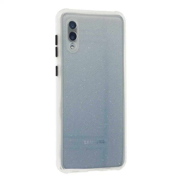 BUĞZ Galaxy A02 Kılıf Miami Şeffaf Silikon - Şeffaf
