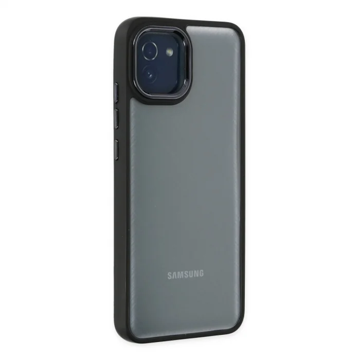 BUĞZ Galaxy A03 Kılıf Dora Kapak - Siyah