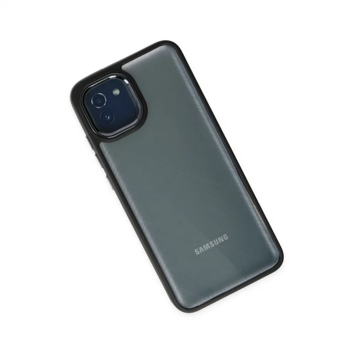 BUĞZ Galaxy A03 Kılıf Dora Kapak - Siyah