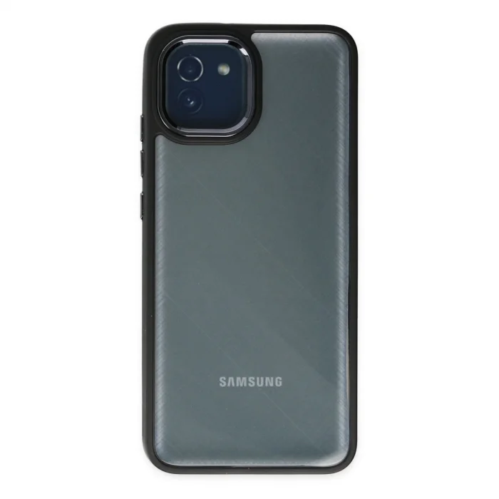 BUĞZ Galaxy A03 Kılıf Dora Kapak - Siyah