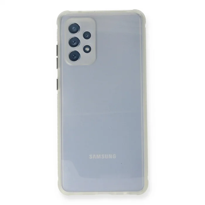 BUĞZ Galaxy A72 Kılıf Miami Şeffaf Silikon - Şeffaf
