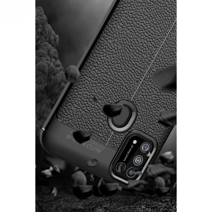 BUĞZ Galaxy M31 Kılıf Auto Focus Kapak - Siyah