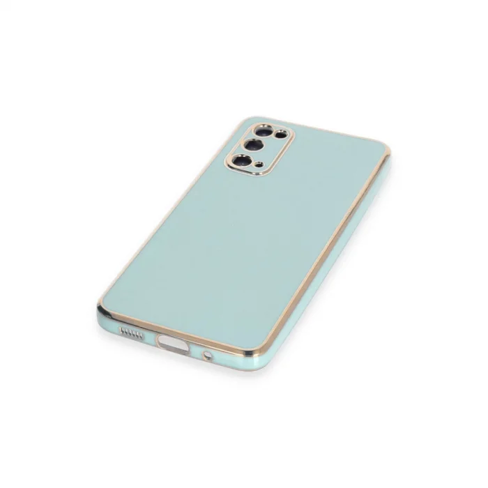 BUĞZ Galaxy S20 Kılıf Volet Silikon - Açık Yeşil