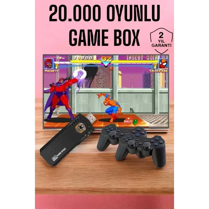 BUĞZ Game Box 20.000 Oyunlu 8K Ultra Oyun Konsolu