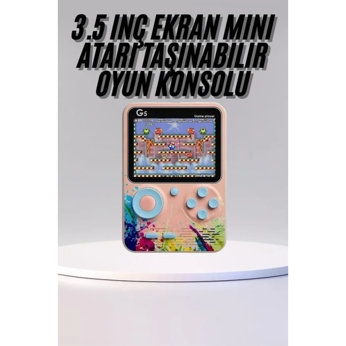 BUĞZ Game Box Mini 500 Adet Retro Oyun Taşınabilir Oyun Konsolu