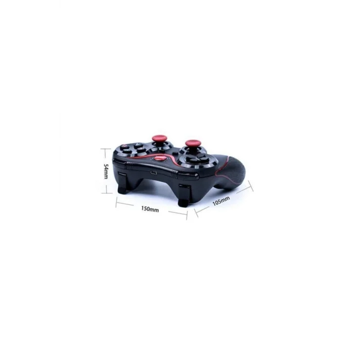 BUĞZ Gamepad Bluetooth bağlantılı siyah kablosuz joystick PC uyumlu telefon tutuculu - Elektronik