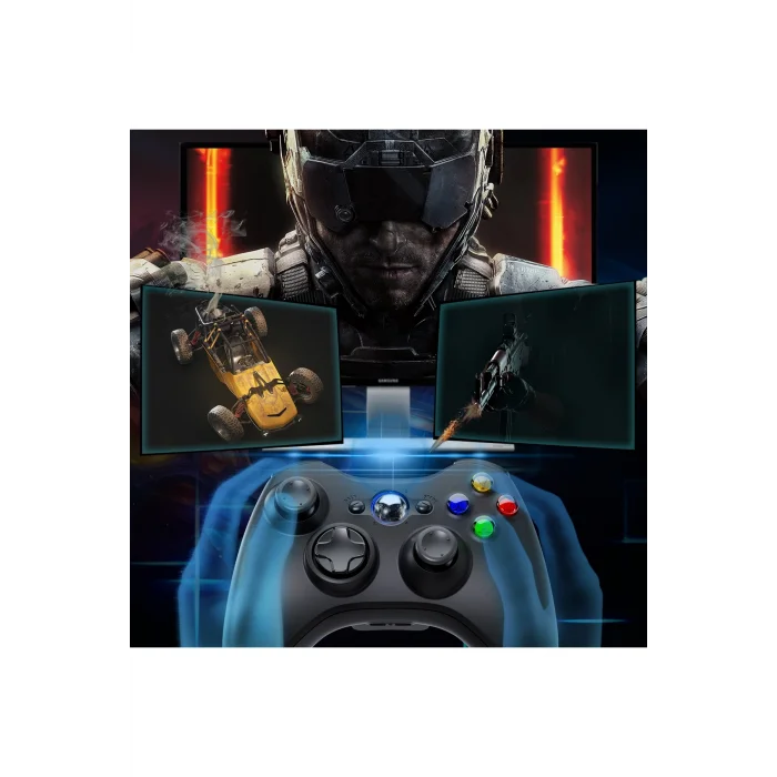BUĞZ Gamepad wireless bağlantılı Bluetooth özellikli yeşil renk Playstation 4 uyumlu 1 yıl garantili