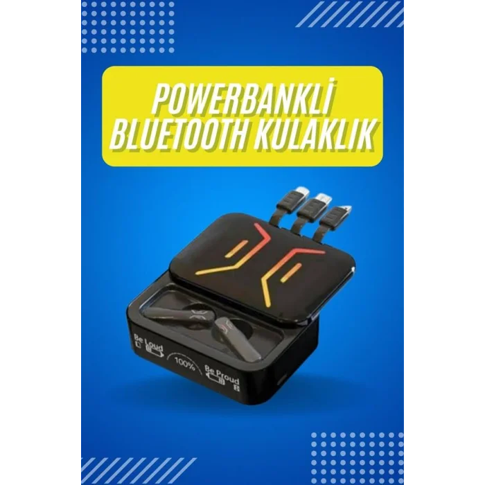 BUĞZ Gaming Bluetooth Kulaklık Dahili Powerbank Kablolu Düşük Gecikmeli Bluetooth 5.2 - BUĞZ