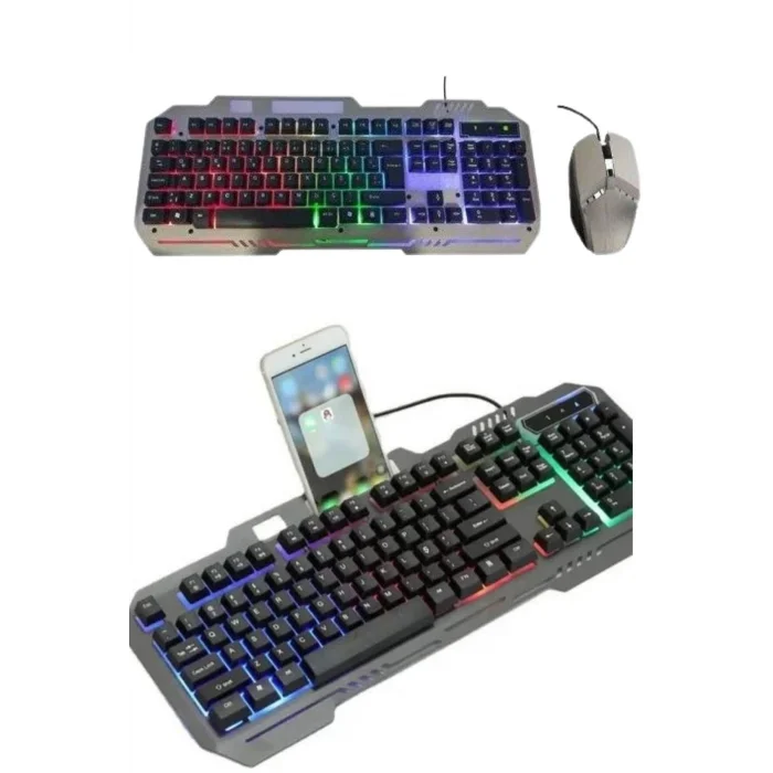 BUĞZ Gaming Oyuncu Klavyesi Led Aydınlatmalı Mekanik Hisli