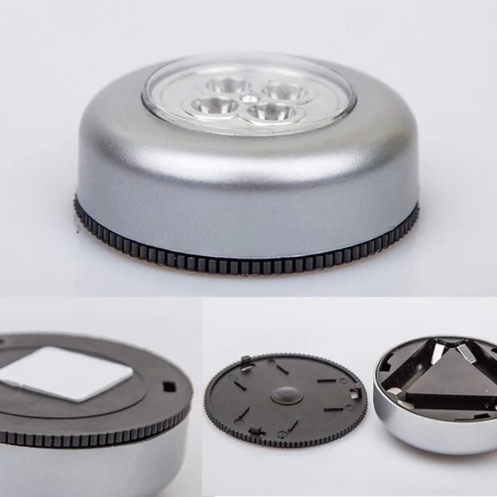 BUĞZ Gardrop - Çekmece - Dolap Köşe Aydınlatıcı Kablosuz  Pilli Led Spot Mutfak Lamba Stick