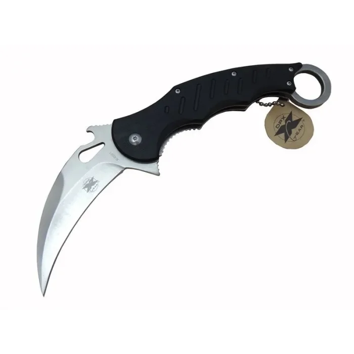 BUĞZ Gear X 0561 Karambit Outdoor Çakı 23 Cm - Otomatik, Kılıflı