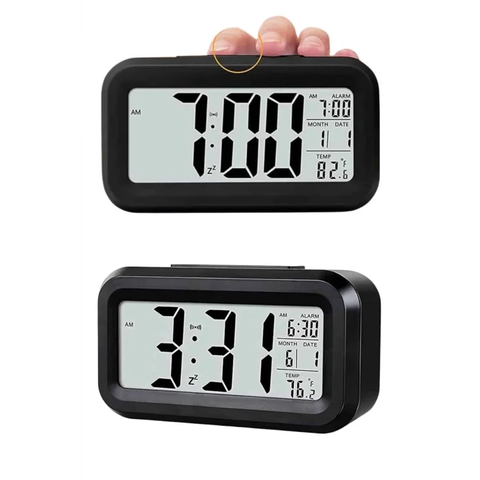 BUĞZ Gece Dijital Masa Saati Dijital Alarmlı Led Ekran Pilli Çalar Saat - BUĞZ