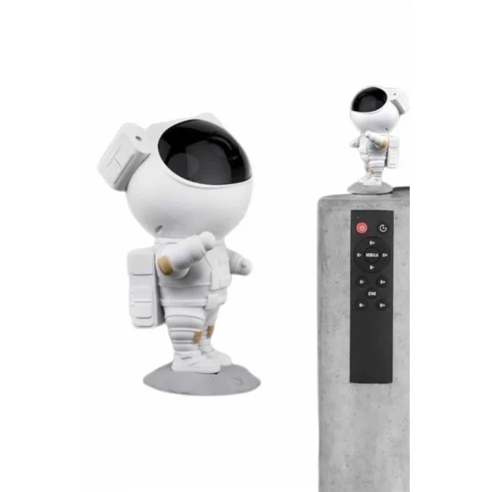  Gece Lambası Astronot Bluetooth Hoparlörlü Galaksi Işık Projektörü