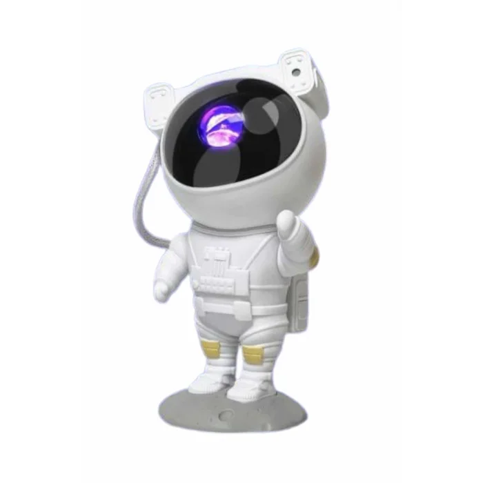 BUĞZ Gece Lambası Astronot Bluetooth Hoparlörlü Galaksi Işık Projektörü - BUĞZ