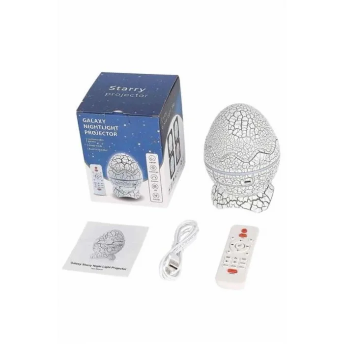 BUĞZ Gece Lambası Yumurta Işık Speaker Yeni Nesil Dinozor Yumurtası Görünümlü - Lisinya