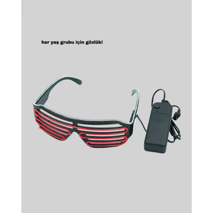 BUĞZ Gece Organizasyonları İçin Renkli LED Gözlük