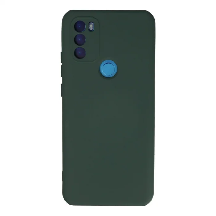 BUĞZ General Mobile Gm 21 Plus Kılıf Nano İçi Kadife Silikon - Koyu Yeşil