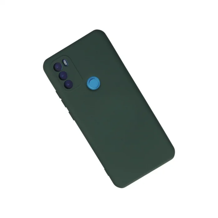 BUĞZ General Mobile Gm 21 Plus Kılıf Nano İçi Kadife Silikon - Koyu Yeşil