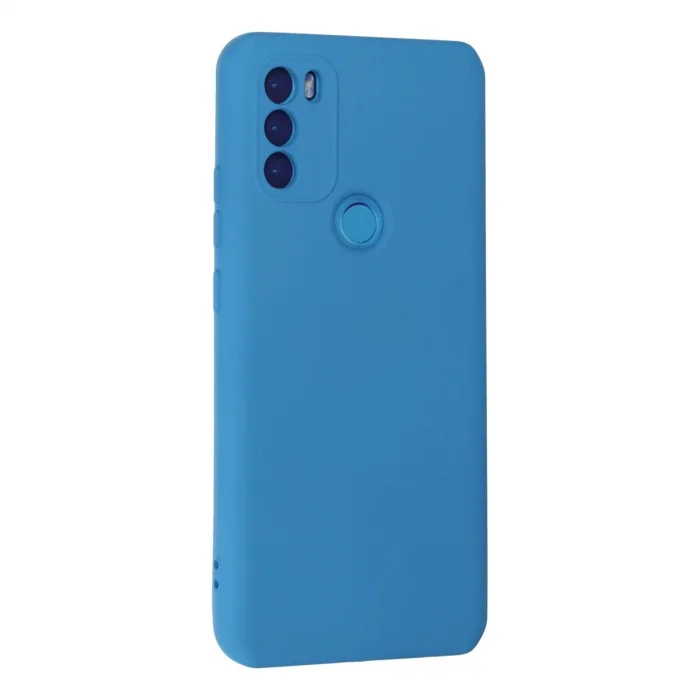 BUĞZ General Mobile Gm 21 Plus Kılıf Nano İçi Kadife Silikon - Mavi