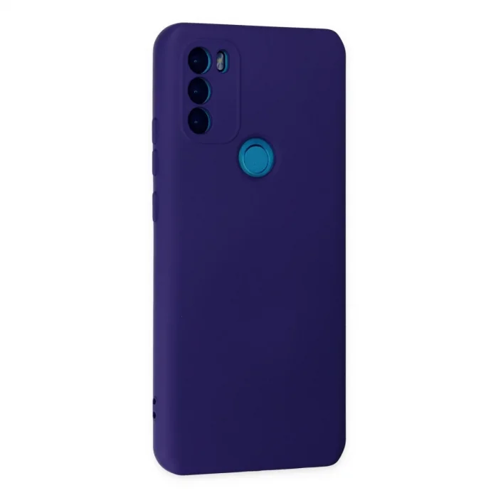BUĞZ General Mobile Gm 21 Plus Kılıf Nano İçi Kadife Silikon - Mor